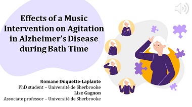 Effects of a Music Intervention on Agitation in Alzheimer’s Disease during Bath Time